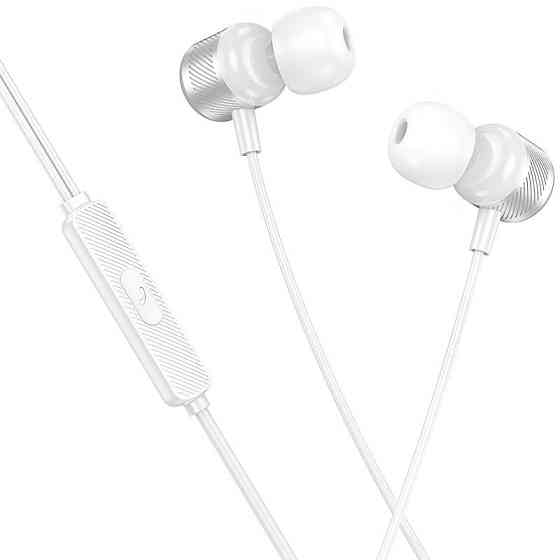 Наушники Borofone BM93 Platino universal with microphone (3.5mm/1.2m) Херсон