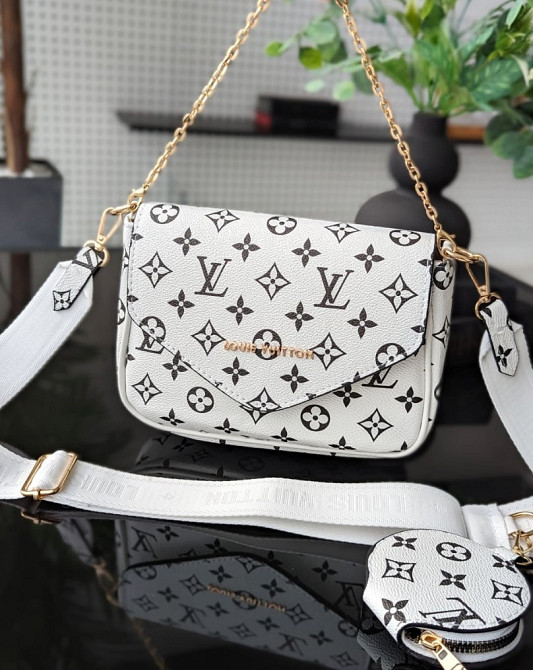 Луї Вітон сумка через плече біла трендова AN9 Ужгород - изображение 4