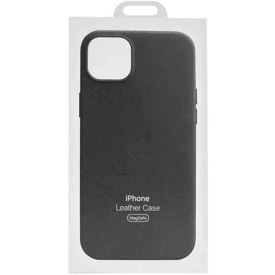Кожаный чехол Leather Case (AAA) with MagSafe and Animation для Apple iPhone 16 Pro (6.3") Херсон