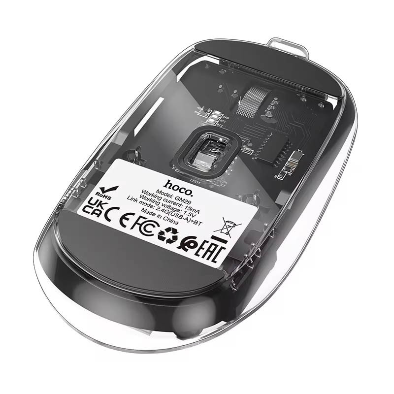Мышь беспроводная Hoco GM29 Mysterios Bluetooth + 2.4G Херсон - изображение 2