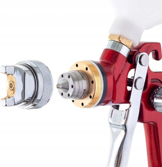 Краскопульт низкого давления HVLP 1,7мм, ВБ пласт. 600мл AUARITA AB-17G-1.7 Харьков - изображение 4