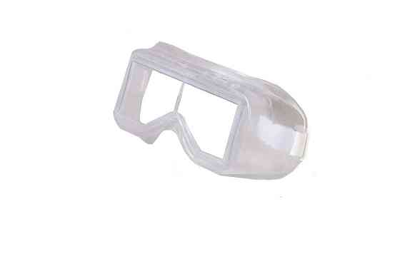 Очки закрытые MASTERTOOL ДАЙВЕР/ТРИПЛЕКС оправа силикон вентиляционные отверстия прозрачные 82-0613 Харків