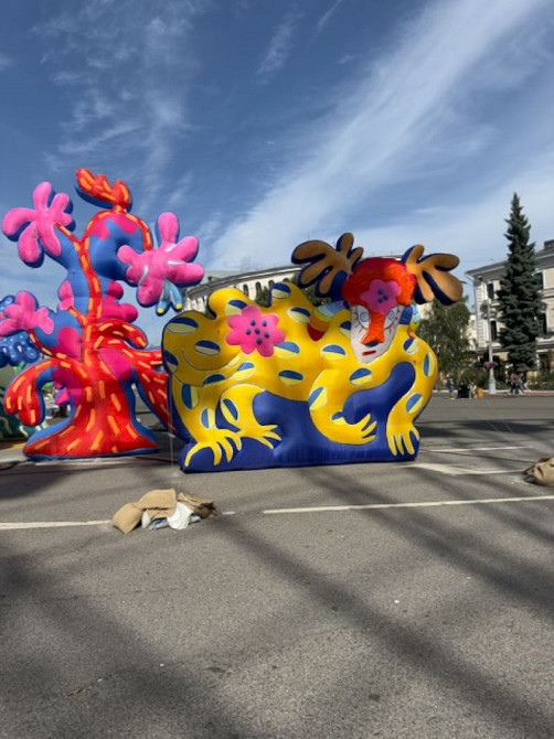 Декорации улиц надувные для оформления сцены, рекламы Київ - зображення 12