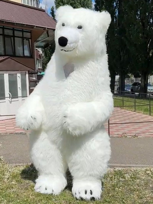 Костюм аниматору Мишка 250 см, свобода движений, обзор, 4 часа работы Київ - зображення 5