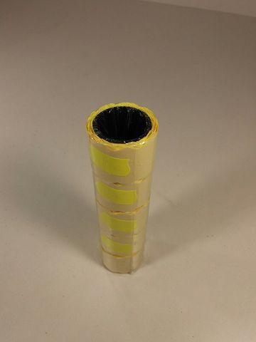 Бумажный ценник маленький желтый  (р15*25мм)  3м (5 шт) Харків - зображення 1