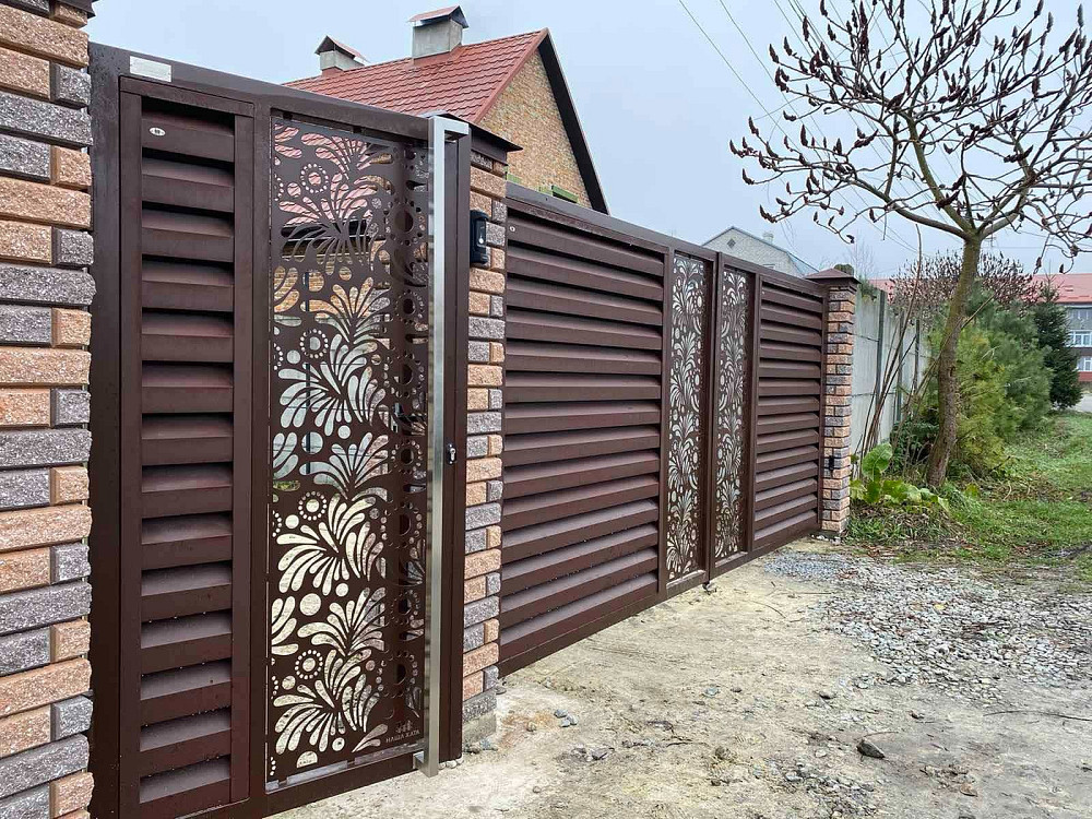 Виробництво та монтаж вулічних воріт. Відкатні, розпашні, гармошка.Акційни ціни. Львів - зображення 6