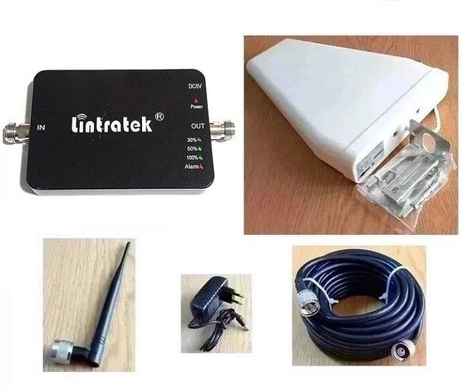 Усилитель мобильной связи и интернета LTK-1565 CDMA 800 MГц с внешней логопериодической и внутренней Дніпро - зображення 1