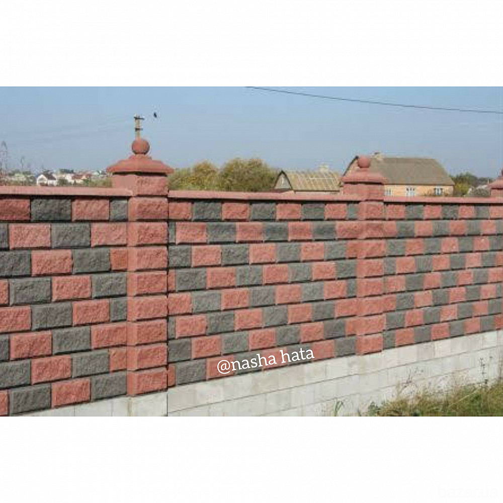 Паркан із блоку декоративного Львів - зображення 3