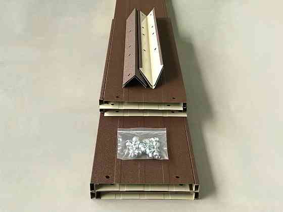 Грядка металлическая коричневого цвета. Київ