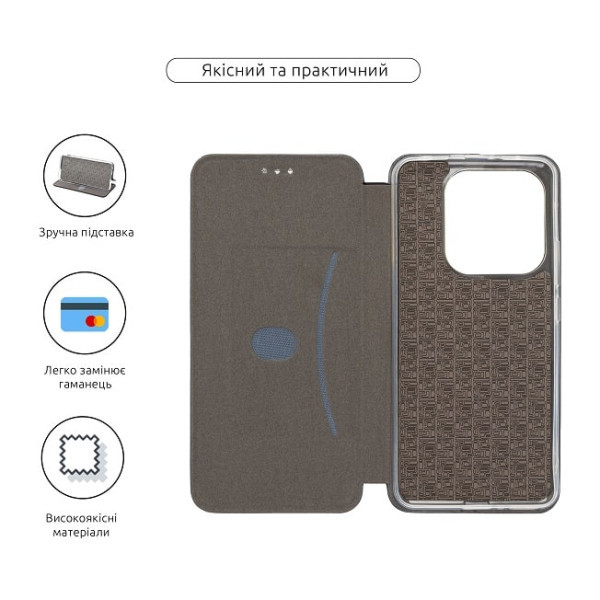 Чохол-книжка ArmorStandart G-Case для Xiaomi Redmi Note 14 5G Black (ARM79786) (Код товару:39709) Харків - зображення 3