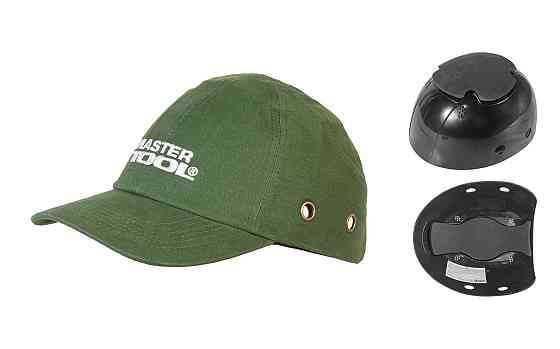 Каскетка защитная MASTERTOOL х/б ABS EVA-54-59 II-EN 812 зеленая 81-2005 Харків