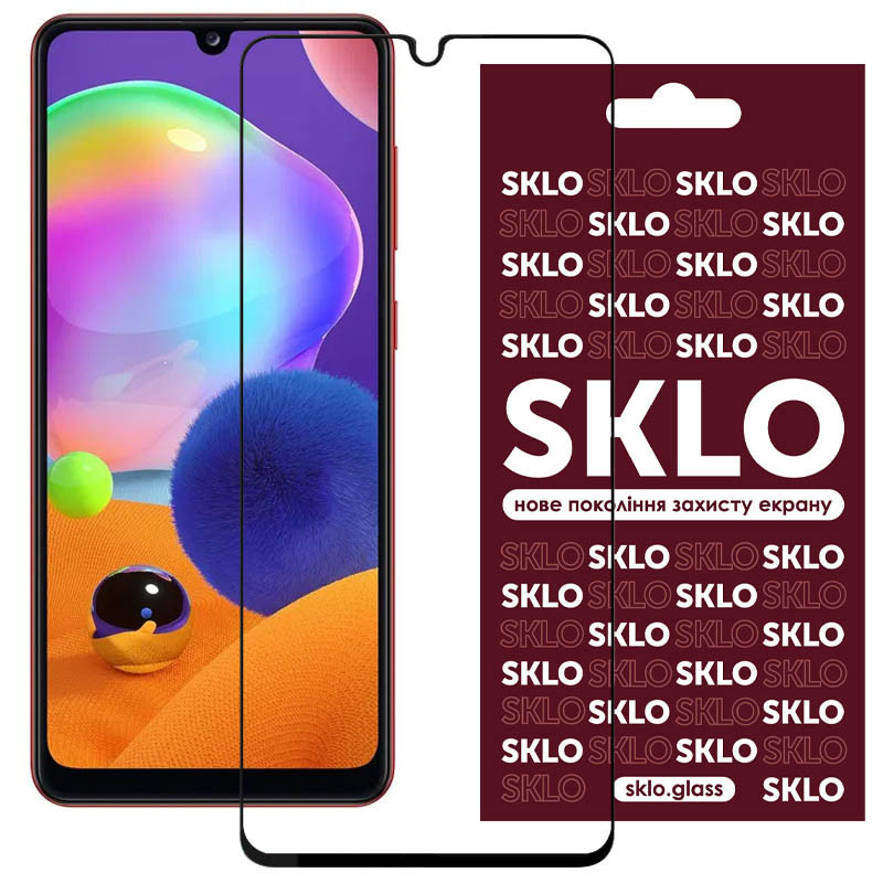 Защитное стекло SKLO 3D для Samsung Galaxy A31 Херсон - зображення 1