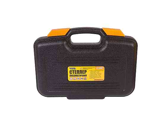 Степлер пневматический MASTERTOOL скоба тип 80 12,7х0,65х0,95 мм 6-16 мм 4,8 - 7,5 Вar в кейсе 81-60 Харків