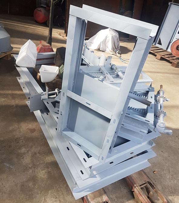 Задвижка реечная 450х450 , самотечное оборудование Киев - изображение 4