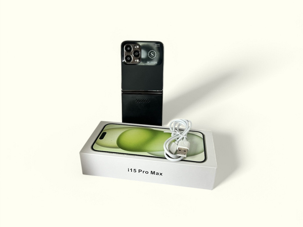 Кнопочный мобильный телефон раскладушка 15 на 4 сим карты (код 00087) Київ - зображення 3