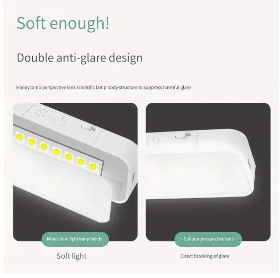 Світлодіодна акумуляторна магнітна лампа, довжина 30см Київ - зображення 5