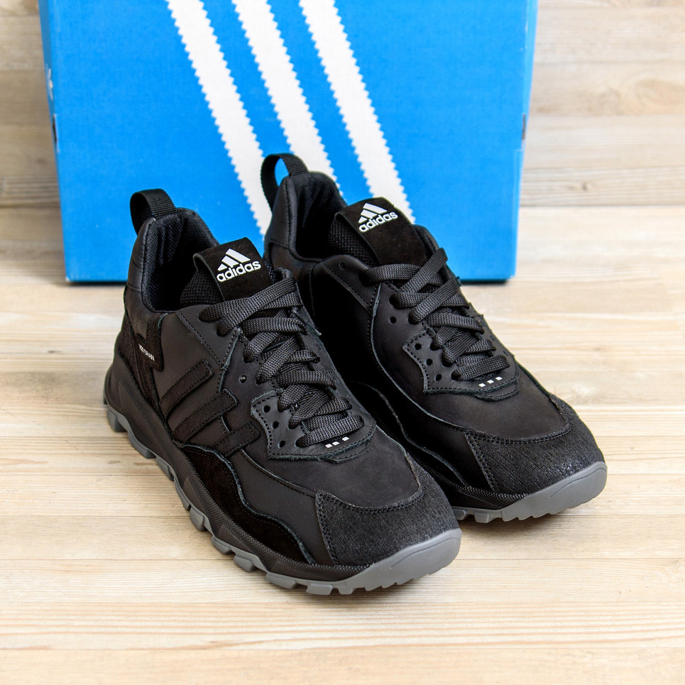 Мужские кожаные кроссовки  Ads Terrex Black Київ - зображення 5