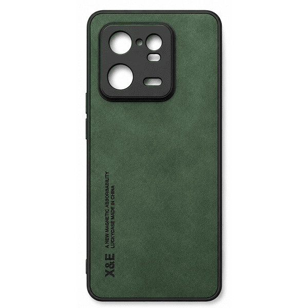 DM Чохол Magnet Leather Case для Xiaomi 13 Pro Dark Green Харків - зображення 1