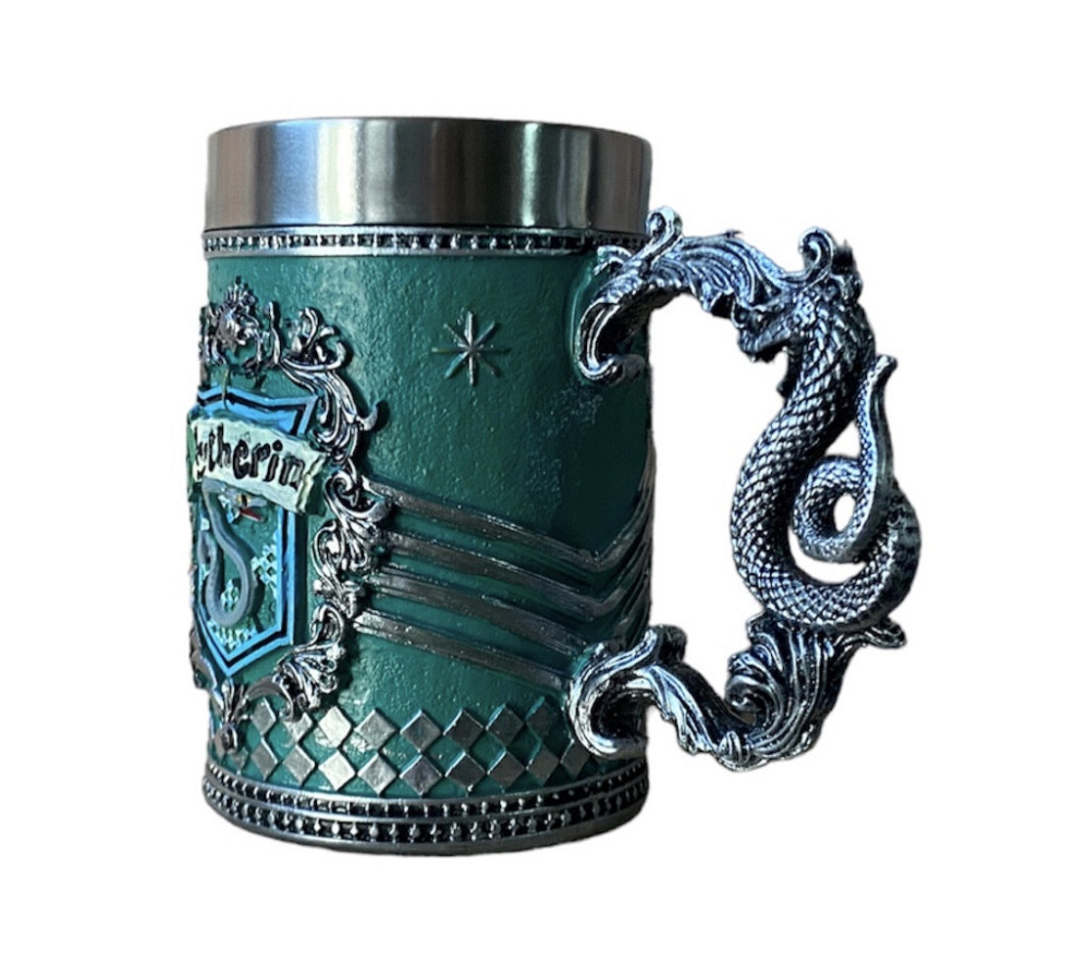 Кружка Чашка Бокал 3D  Нержавеющая Сталь Гарри Поттер Слизерин 500мл Київ - зображення 4