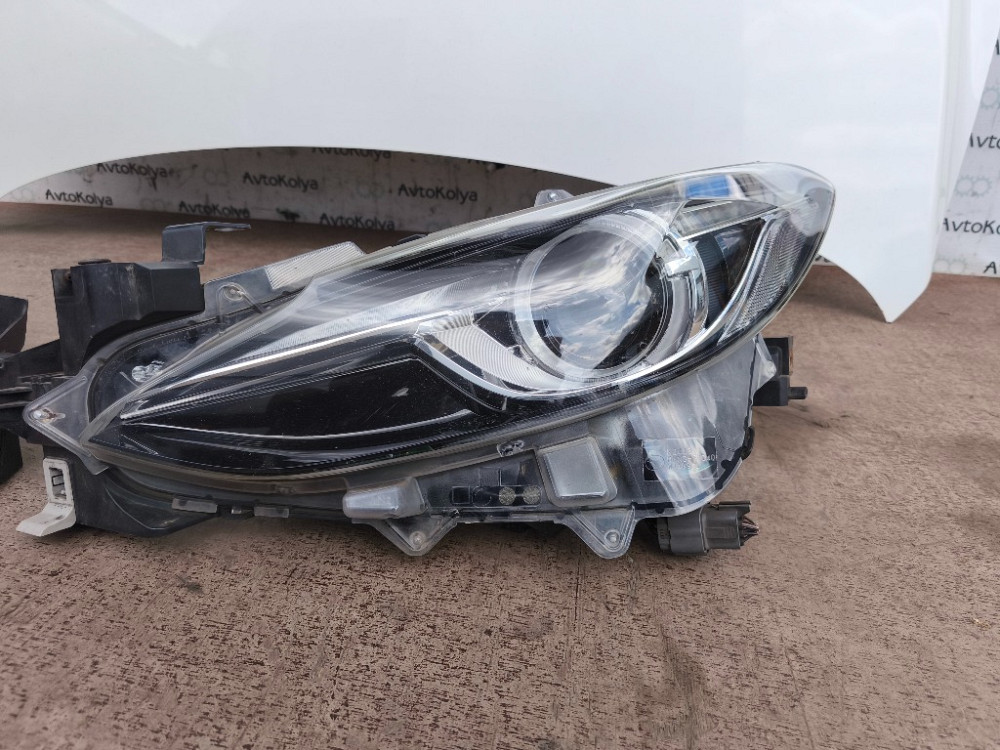 Ноускат бампер передний + капот + фара Mazda 3 BM 2013-2016 (MZ04151BA) Ковель - зображення 8