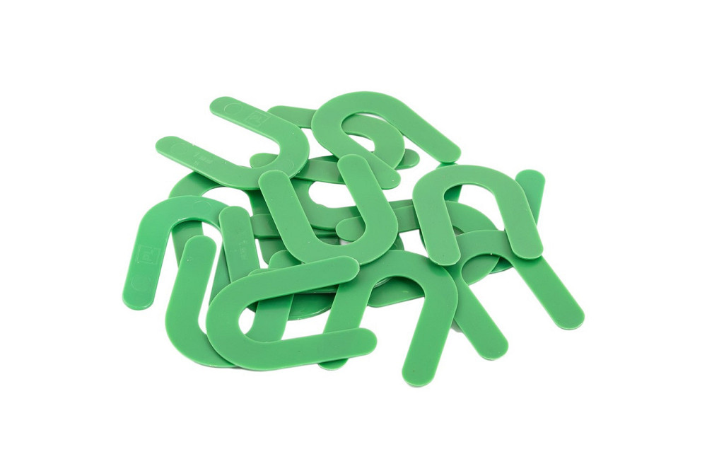 Подкова для укладки керамической плитки MASTERTOOL 1.0 мм набор 50 шт 81-0650 Харьков - изображение 2