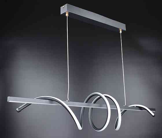 Люстра стельова LED K23-1200-bk Чорний 30-100х20х120 см. Київ