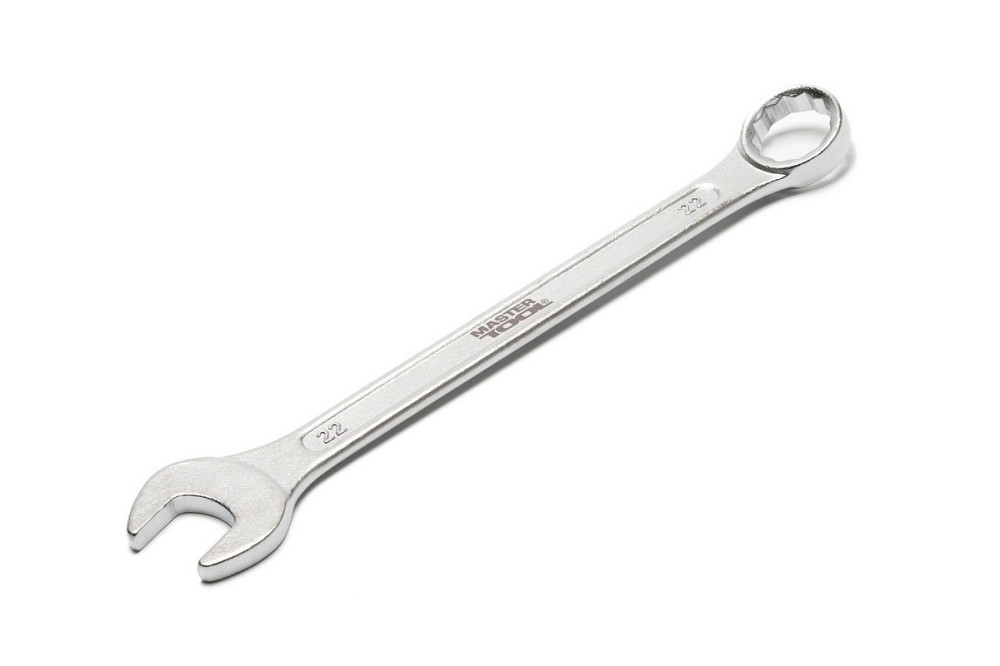 Ключ комбинированный MASTERTOOL 22 мм CrV standard 71-9022 Харьков - изображение 2