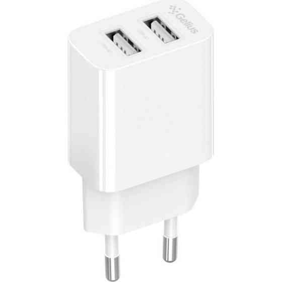 Мережевий зарядний пристрій Gelius Simple GP-HC059 2 USB 2.4A White (Код товару:41877) Харків