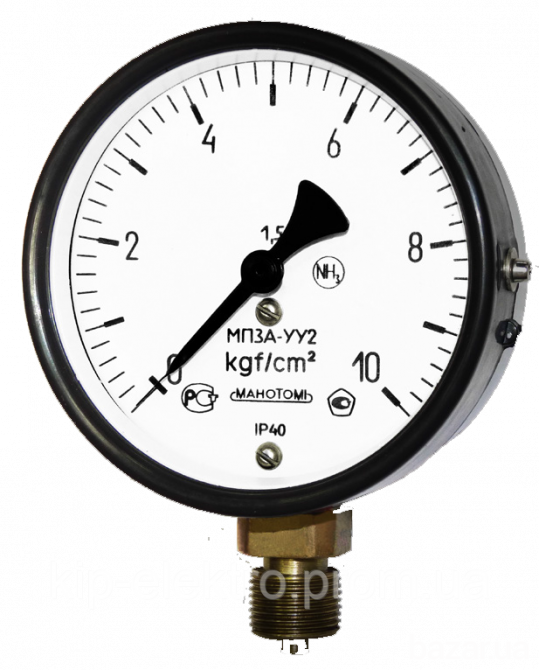 Манометр аммиачный МП3А-У (NH3) (МП3-АУ, МП-3АУ, МП3-Ау, МП-3Ау, МП3А-у) Київ - зображення 2