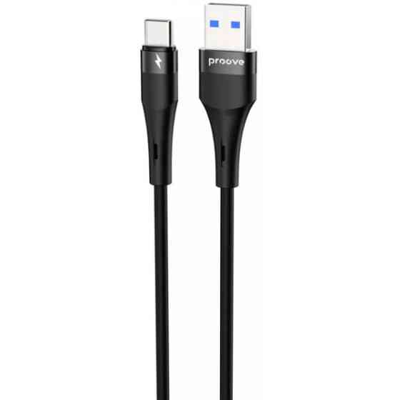 Кабель Proove Light Silicone Plus USB to Type-C 3A 1m Black (CCLS15001201) (Код товару:41590) Харьков