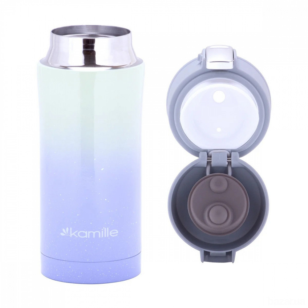 Термокружка из нержавеющей стали Kamille 320 мл (KM 2094) Одеса - зображення 3