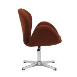 Крісло м'яке коричневе, сіре Сван Днепр - изображение 4