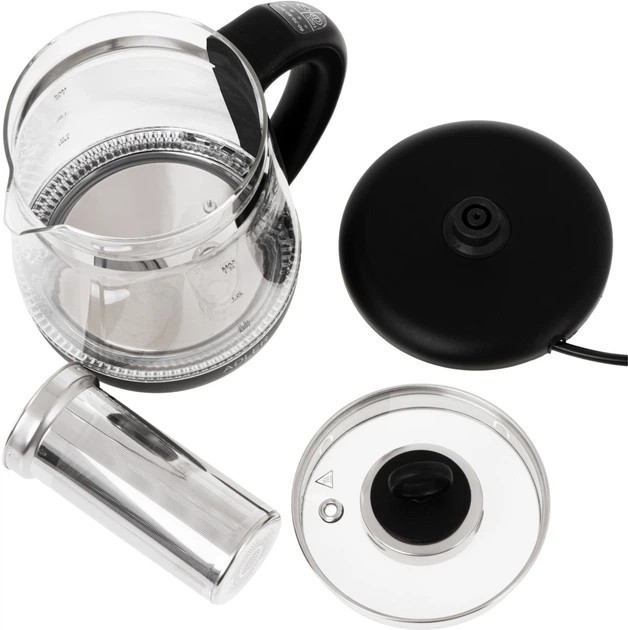 Электрочайник Adler AD 1299 black 1.5 л черный Київ - зображення 7