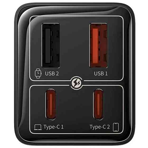 СЗУ Baseus GaN6 Pro Fast Charger 100W (2USB-A/2C) (P101627) Херсон