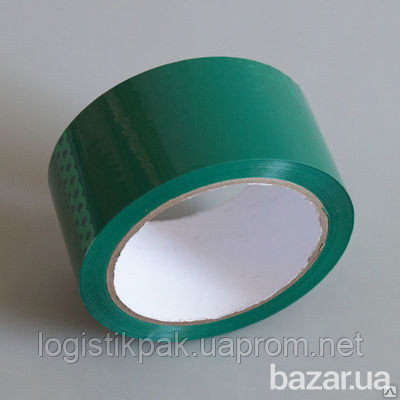 Скотч упаковочный зеленый|200м Харків - зображення 1