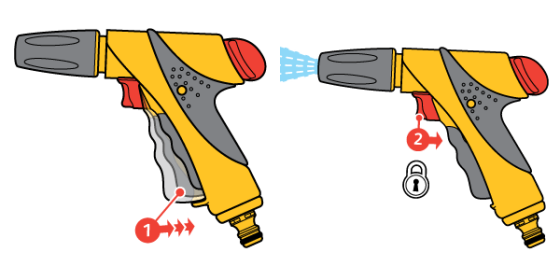 Наконечник для шланга с регулировкой потока 3 режима Plus HoZelock 2294 Киев