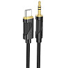 Аудио кабель Aux Hoco UPA30 Friend (Type-C to AUX 3.5mm) (1m) Херсон