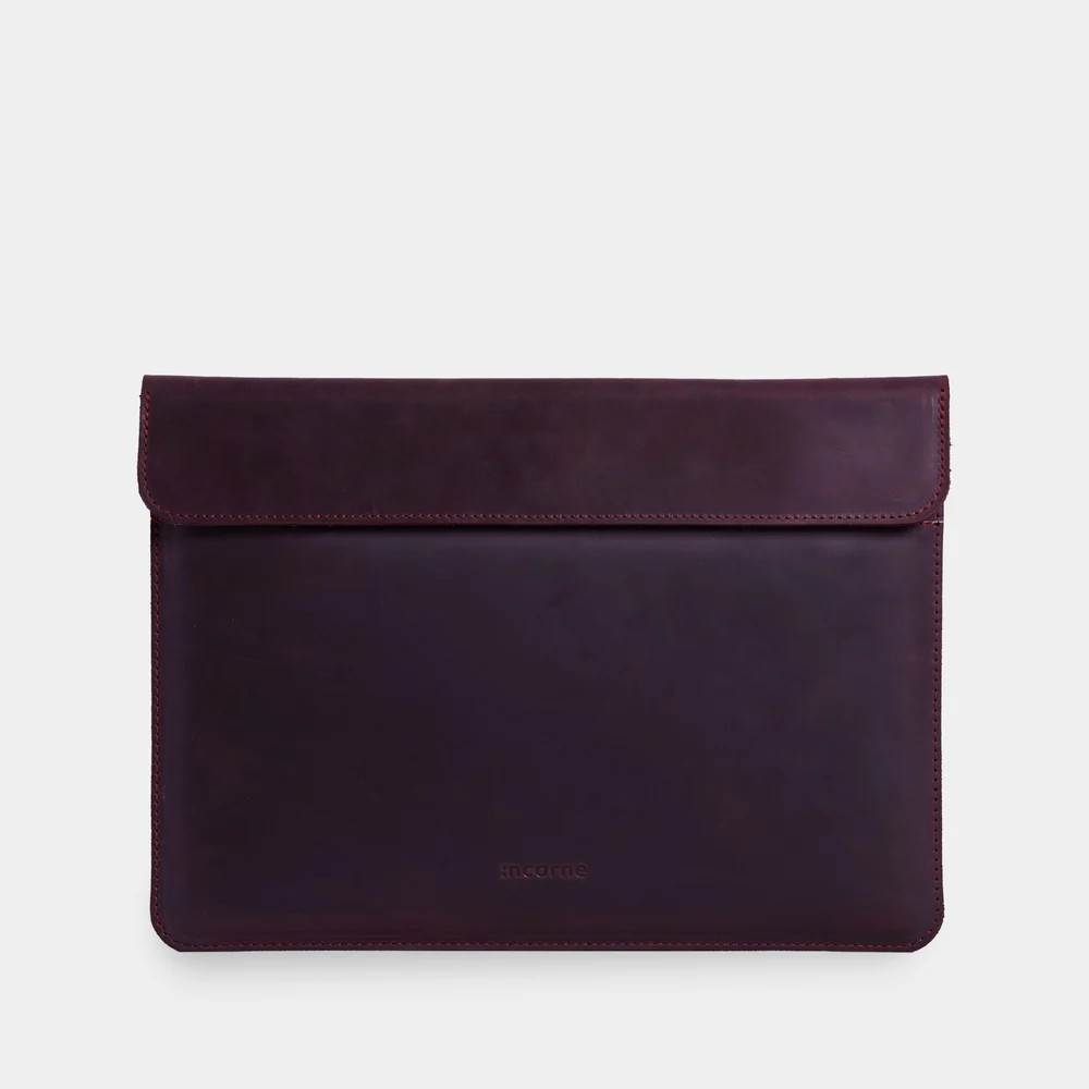 Чехол для ноутбука винтажный Incarne Klouz MacBook Air 15" 2023-2025 klouz-burgundy-vintage-air-15 б Київ - зображення 1