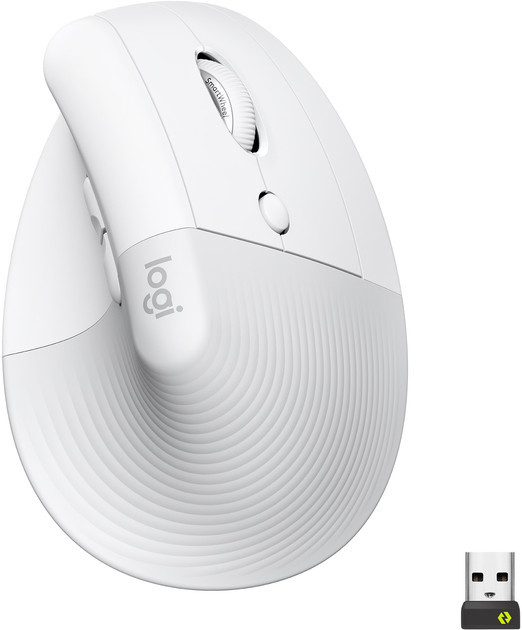 Мышь компьютерная безпроводная Logitech Lift Vertical Ergonomic Mouse Off-White L910-006475 белая Киев - изображение 1