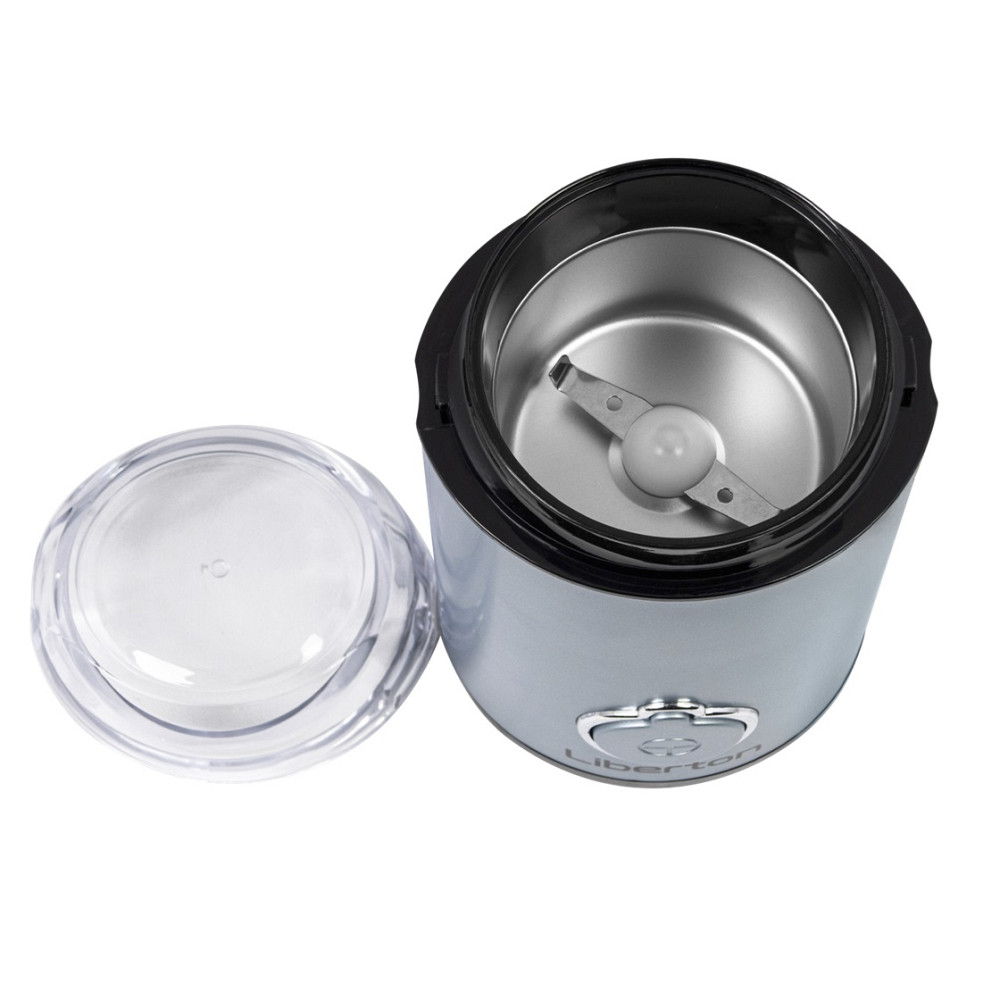 Кофемолка Liberton LCG-2306 150 Вт голубая Київ - зображення 3