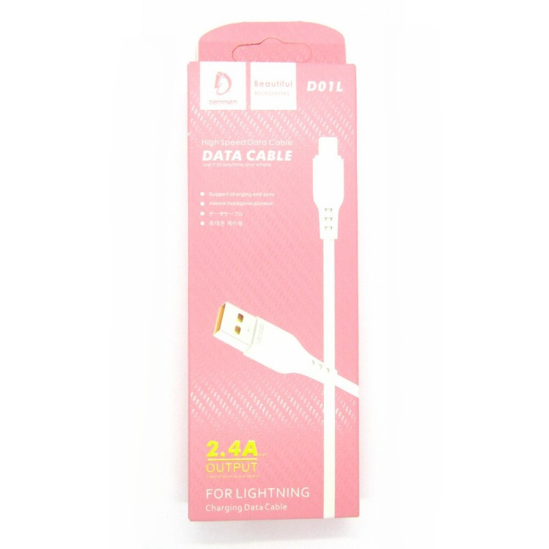 Кабель Micro Lightning Denmen D01L 1 м Киев - изображение 2