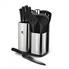 Набір кухонного приладдя і ножів Berlinger Haus Black Silver Collection BH-6247 12 предметів Київ