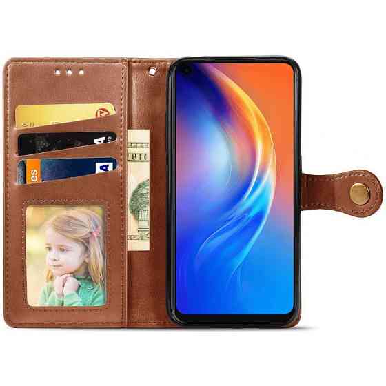 Кожаный чехол-книжка GETMAN Gallant (PU) для Samsung Galaxy A07 Херсон