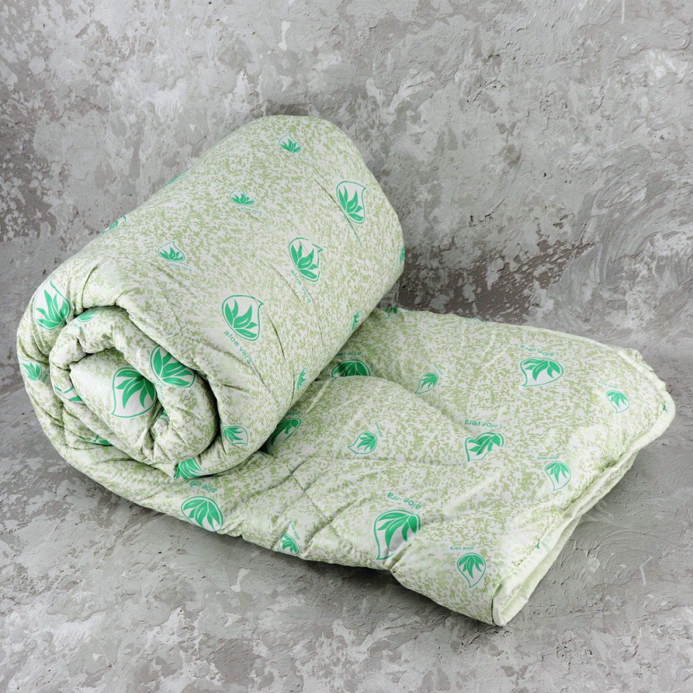 Ковдра закрита холлофайбер ALOE VERA (Мікрофібра) Полуторна 145х210 55063 Київ - зображення 1