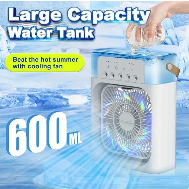 Переносний вентилятор-зволожувач із 3 швидкостями Київ - зображення 3