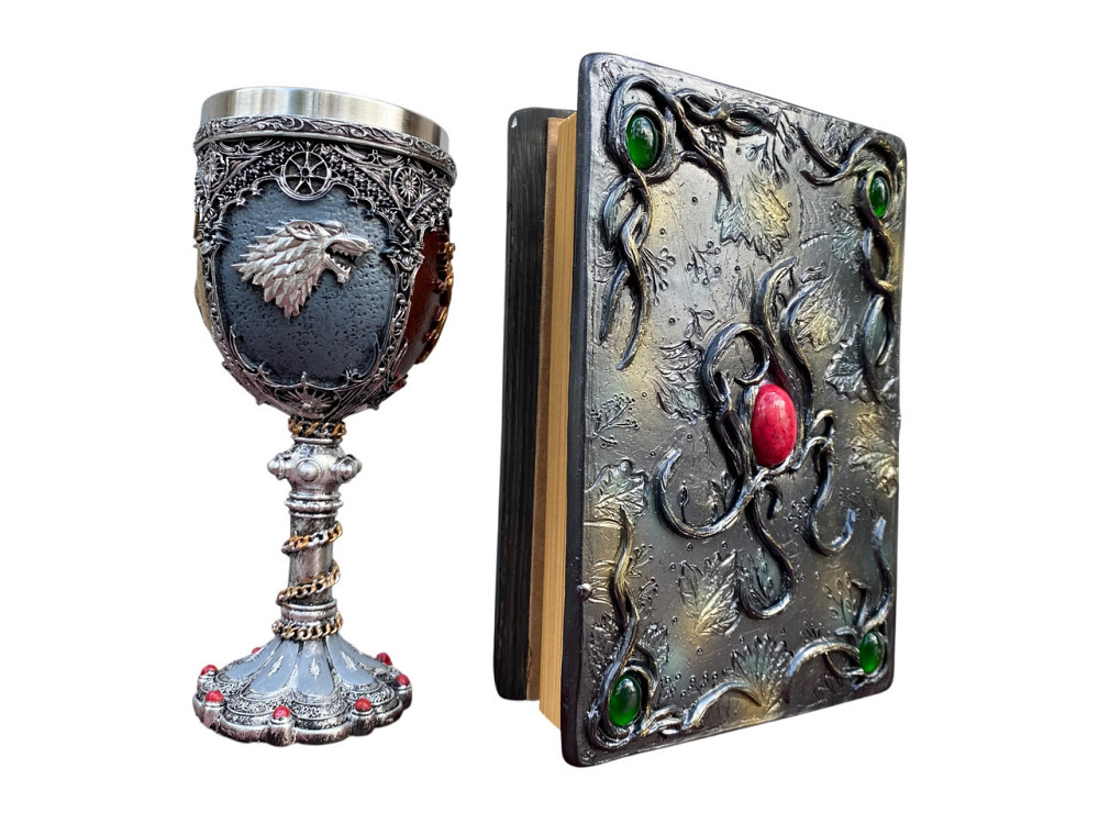 Подарочный набор Бокал 3 Игра Престолов и Блокнот 3 «Лесной Гримуар Лисы» Київ - зображення 4