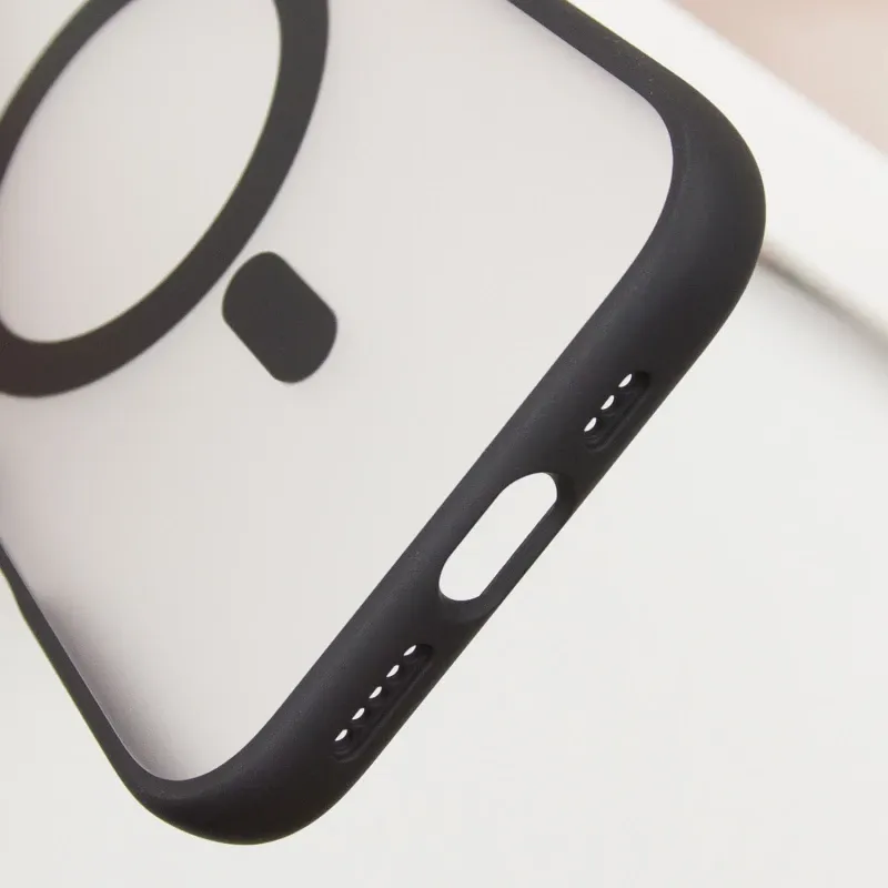 TPU+PC чехол Blueo Skin Friendly Frosted with MagSafe для Apple iPhone 16 (6.1") Херсон - изображение 12
