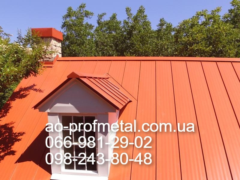 Профлист кирпичного цвета. Київ - зображення 2