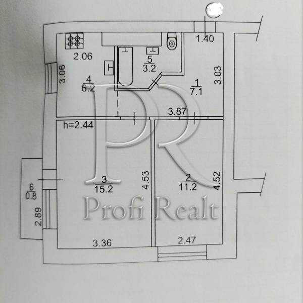 продажа 2-к квартира Киев, Шевченковский, 63000 $ Київ - зображення 12