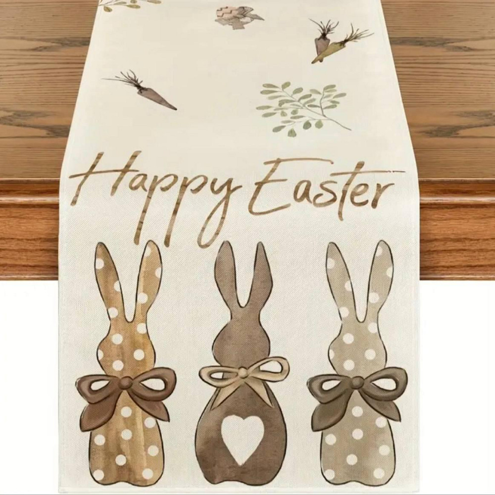 Дорожка раннер Пасхальные кролики 33х270см РА33220m Одесса - изображение 1